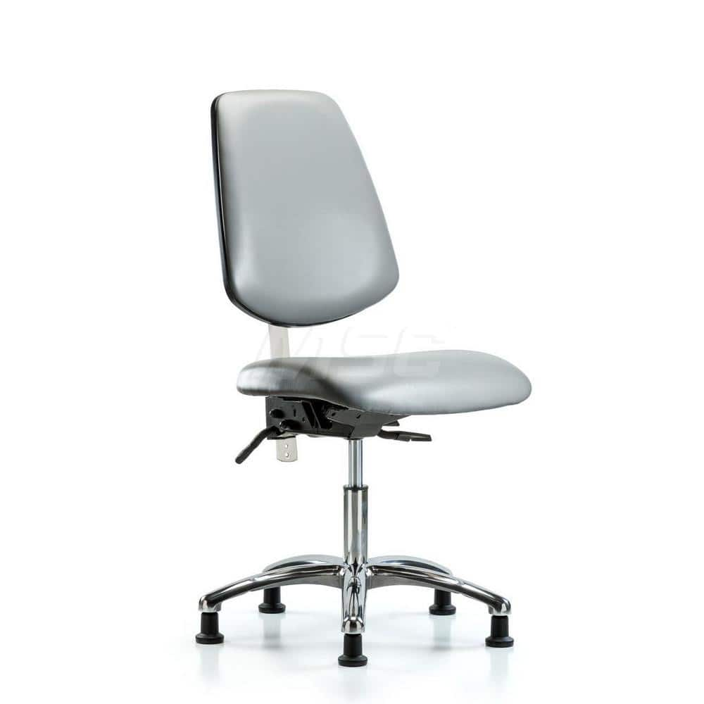 Task Chair: Vinyl, Sterling