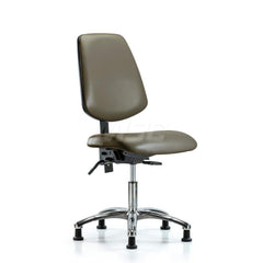 Task Chair: Vinyl, Taupe