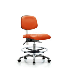 Task Chair: Vinyl, Orange Kist