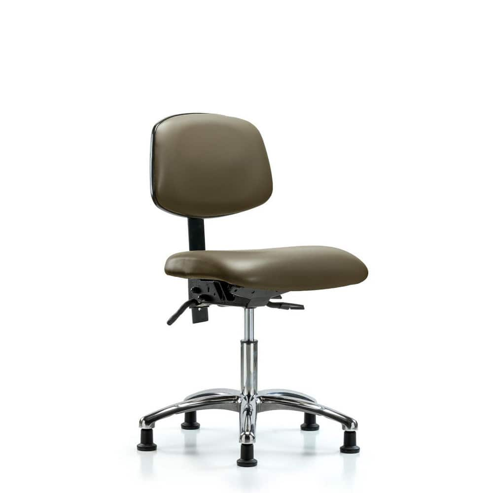 Task Chair: Vinyl, Taupe