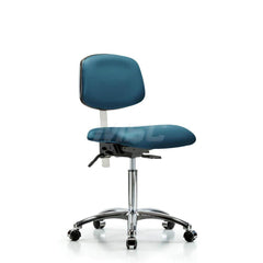 Task Chair: Vinyl, Marine Blue