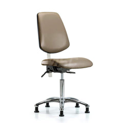 Task Chair: Vinyl, Taupe