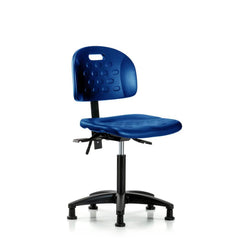 Task Chair: Polyurethane, Blue