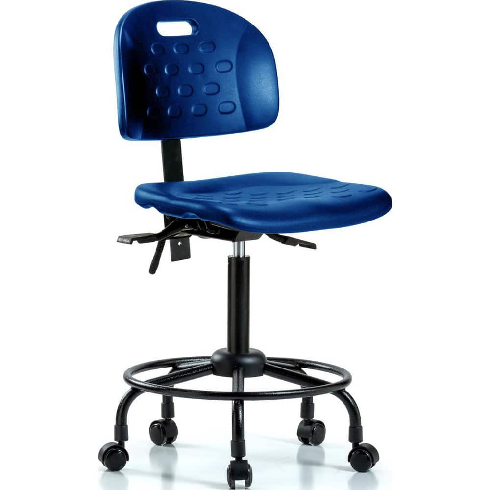 Task Chair: Polyurethane, Blue