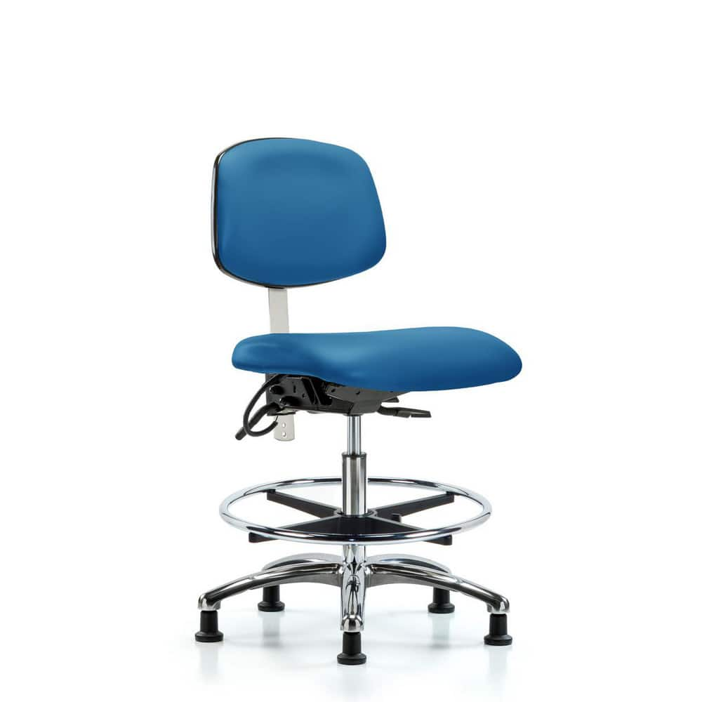 Task Chair: ESD Vinyl, Blue