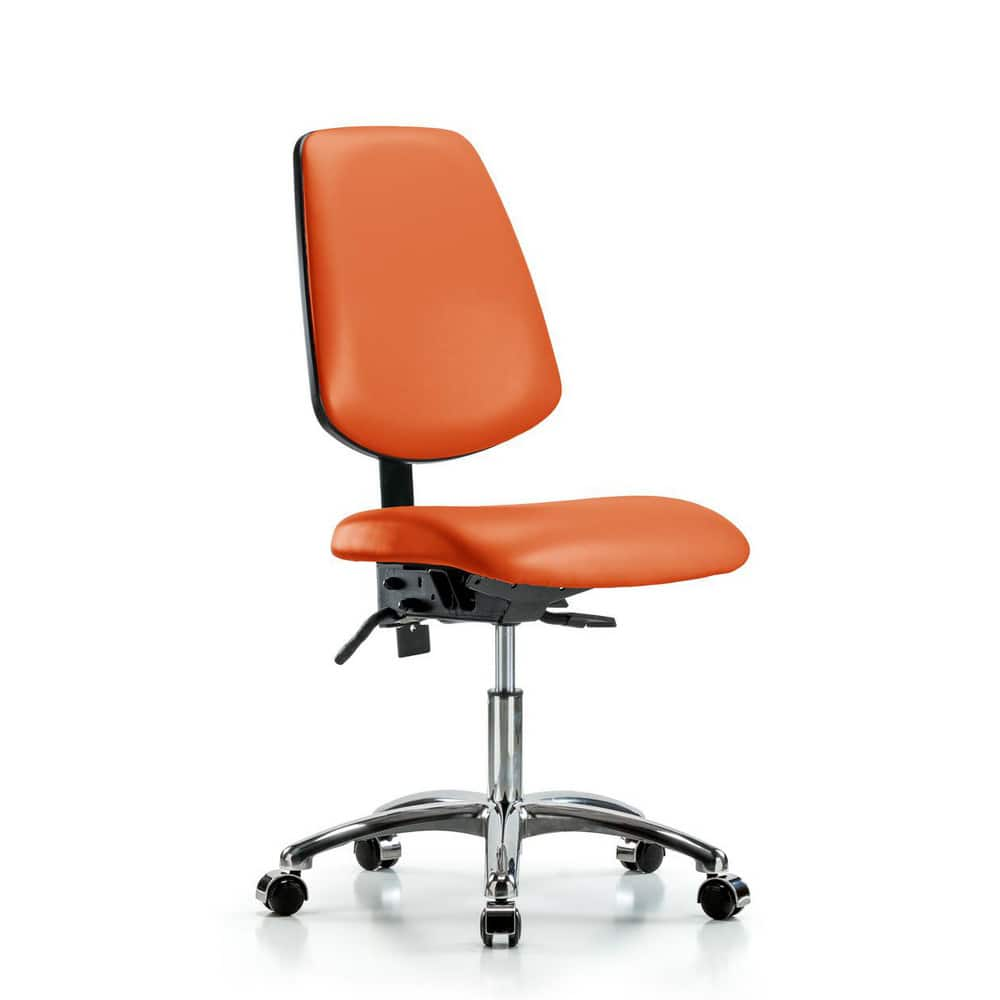 Task Chair: Vinyl, Orange Kist