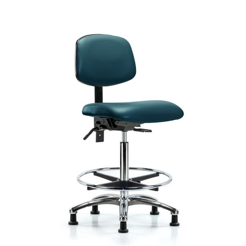 Task Chair: Vinyl, Marine Blue