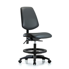 Task Chair: Vinyl, Carbon