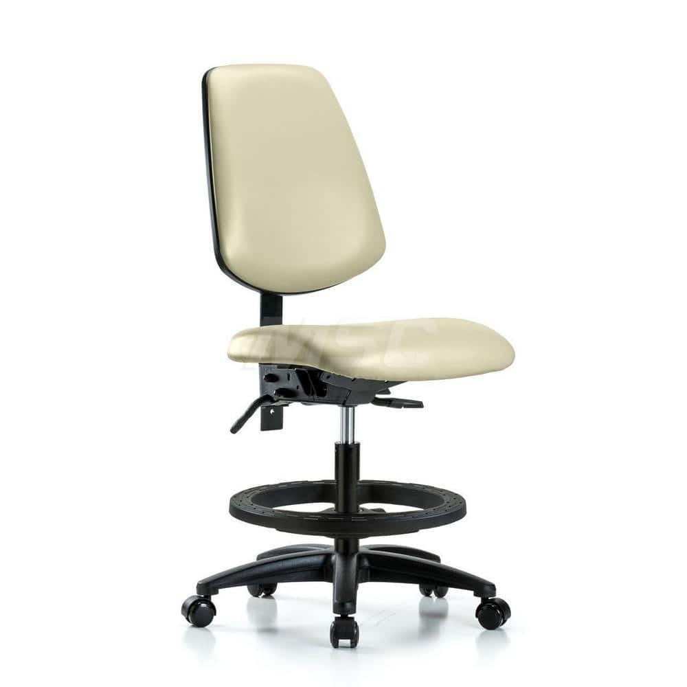 Task Chair: Vinyl, Adobe White