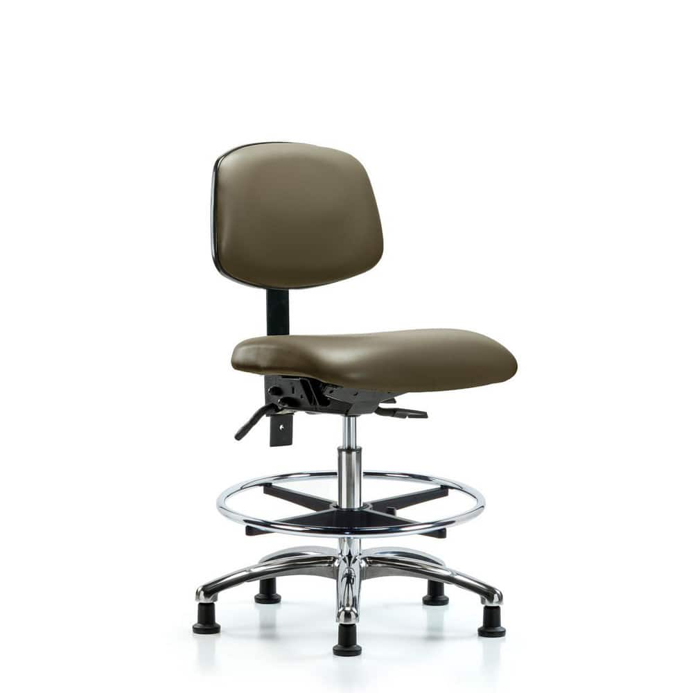 Task Chair: Vinyl, Taupe