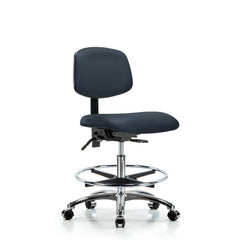 Task Chair: Vinyl, Imperial Blue