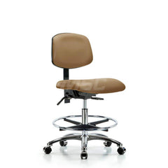 Task Chair: Vinyl, Taupe