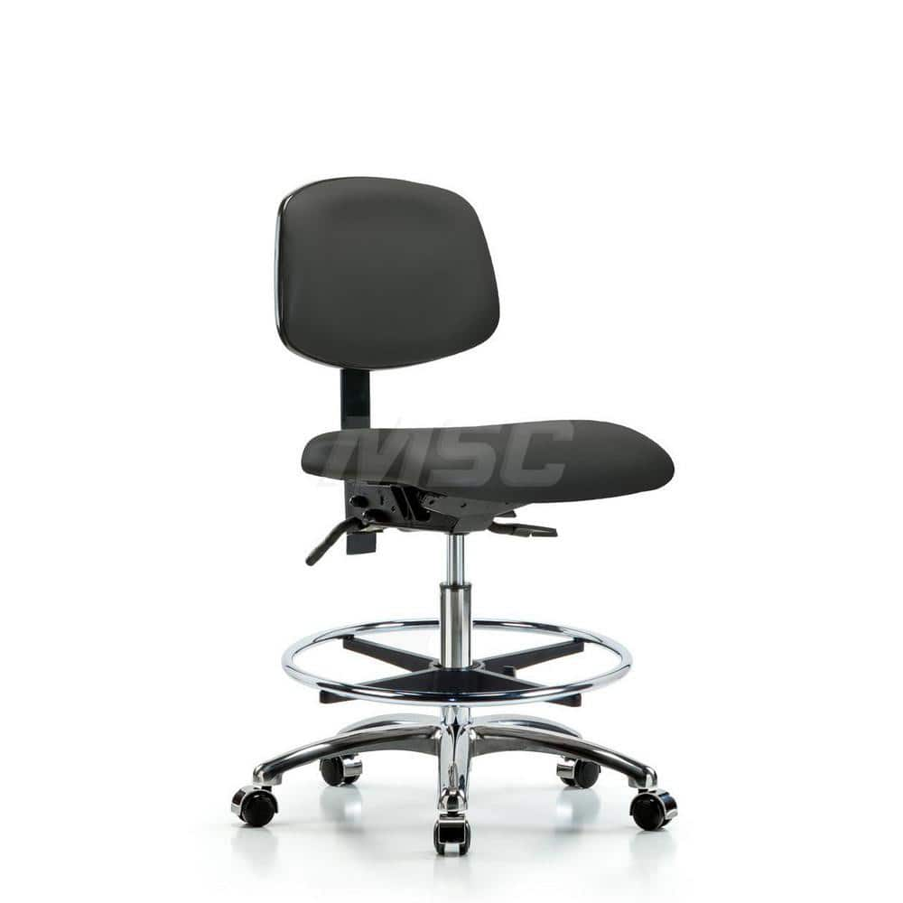 Task Chair: Vinyl, Charcoal