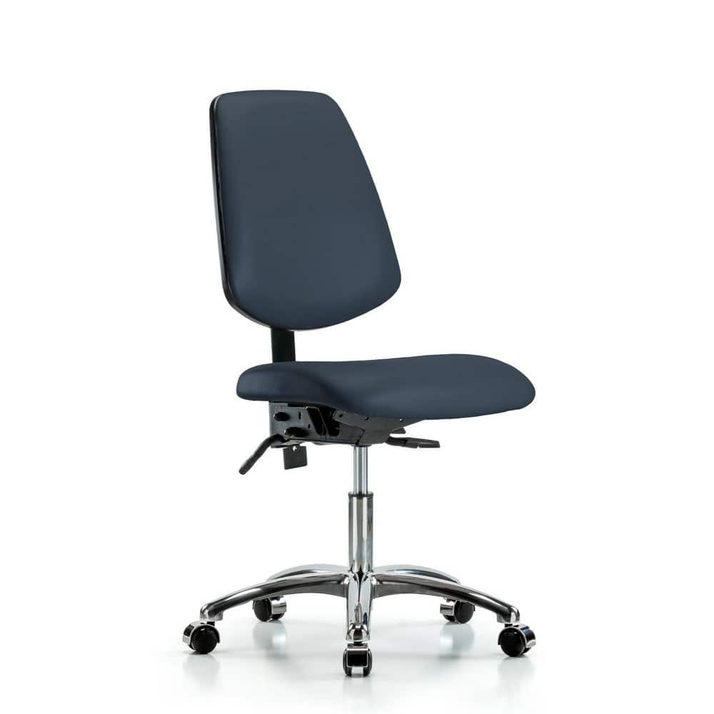 Task Chair: Vinyl, Imperial Blue