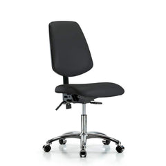 Task Chair: Vinyl, Black