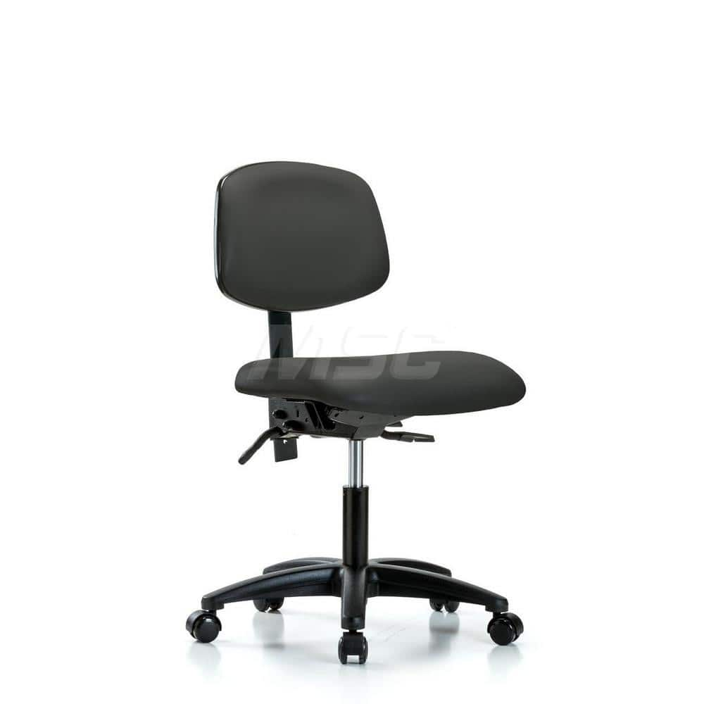 Task Chair: Vinyl, Charcoal