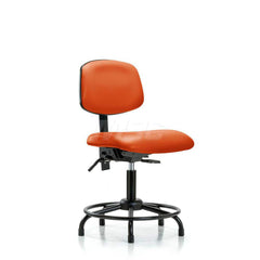 Task Chair: Vinyl, Orange Kist