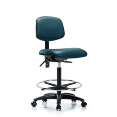 Task Chair: Vinyl, Marine Blue