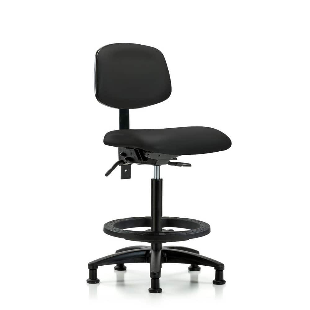 Task Chair: Vinyl, Black