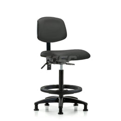 Task Chair: Vinyl, Charcoal