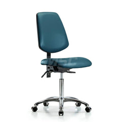 Task Chair: Vinyl, Marine Blue