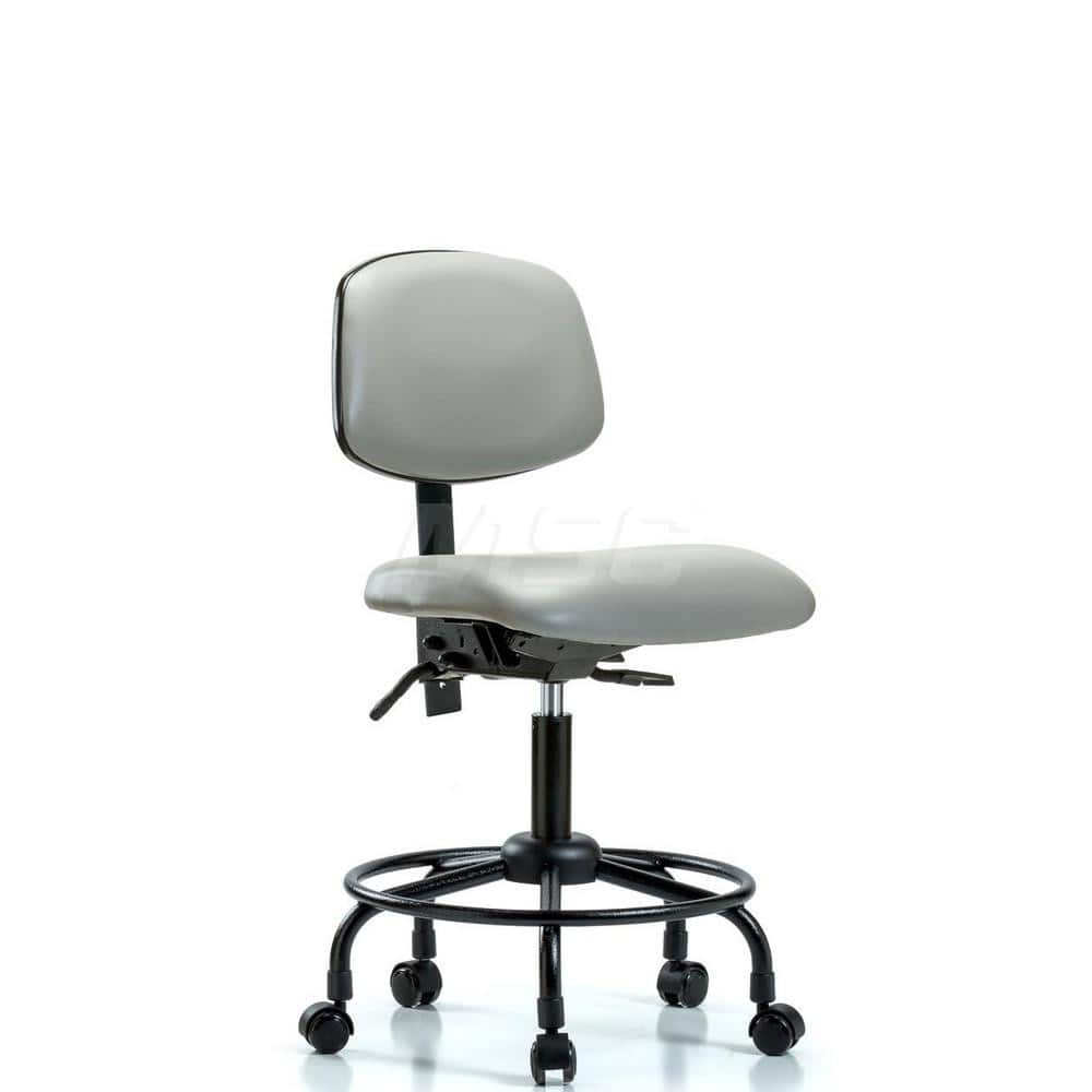 Task Chair: Vinyl, Dove