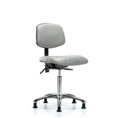 Task Chair: Vinyl, Dove