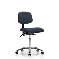 Task Chair: Vinyl, Imperial Blue