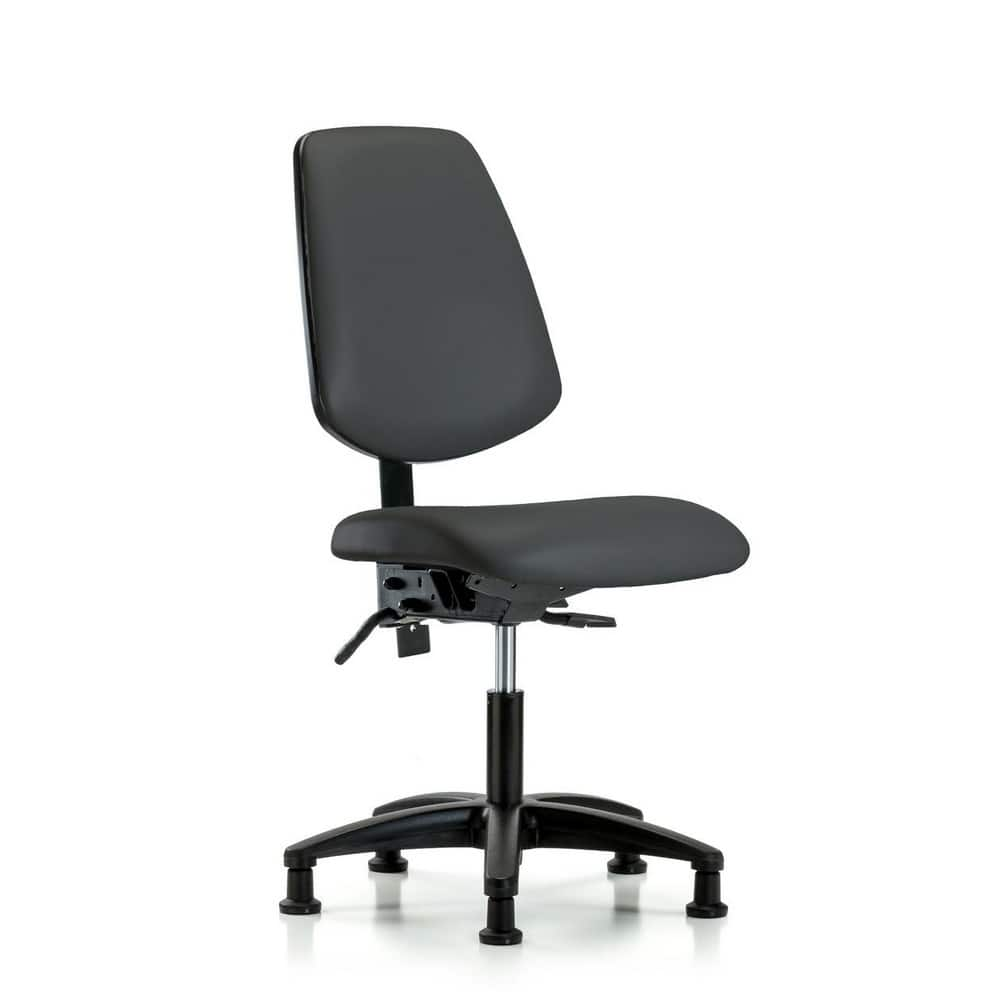 Task Chair: Vinyl, Charcoal