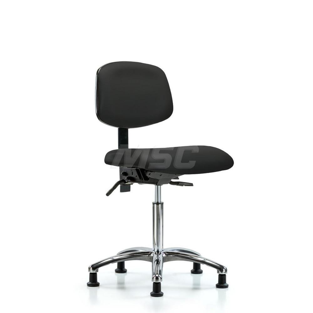 Task Chair: Vinyl, Black