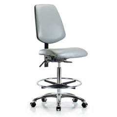 Task Chair: Vinyl, Dove