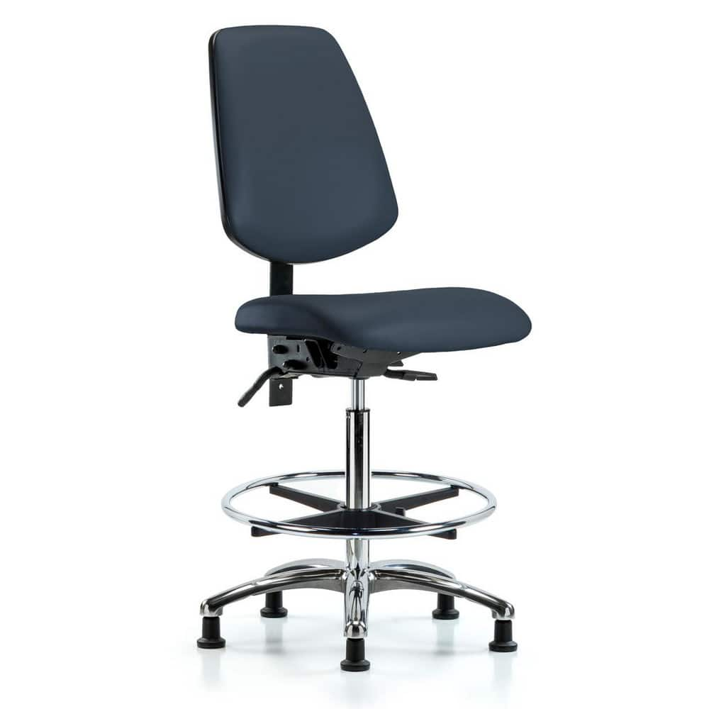 Task Chair: Vinyl, Imperial Blue