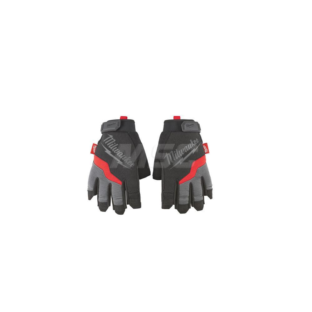 General Purpose Gloves: Size XL, Polyester-Lined Black, Smooth Grip