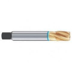 3/8-18 5-Flute Cobalt Blue Ring 25 degree Spiral Flute Tap-TiN - Benchmark Tooling