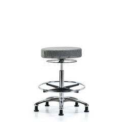 Adjustable Height Swivel Stool: Olefin, 25″ Seat Width, 25″ Seat Depth Round Height