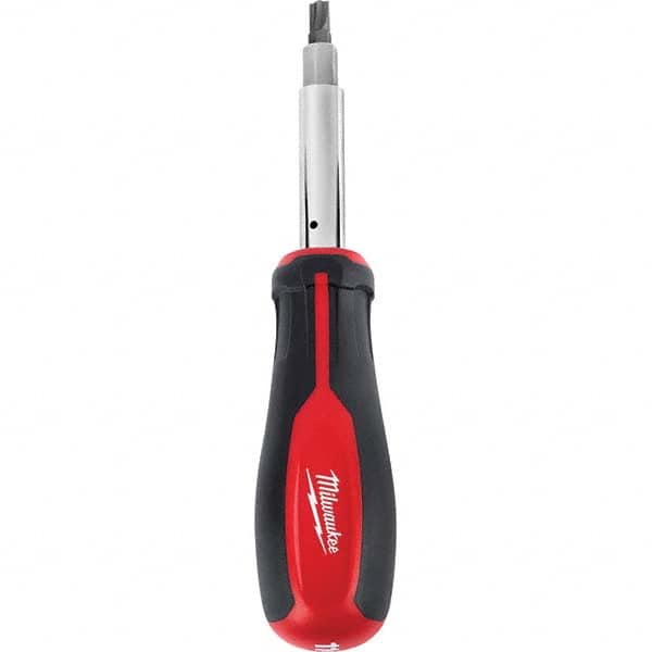 Milwaukee Tool - Bit Screwdrivers Type: 11-in-1 Screwdriver Tip Type: Phillips; Slotted; Nut Driver - Benchmark Tooling