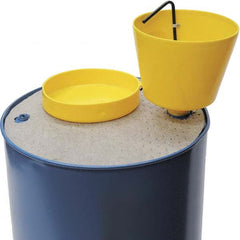 Funnel King - Drum Funnels & Funnel Covers Type: Drum Funnel w/Cover Compatible Drum/Pail Capacity (Gal.): 2 - Benchmark Tooling