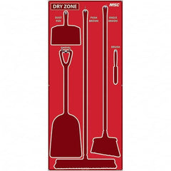 NMC - 30 x 68" Aluminum Composite Panel Shadow Board - Benchmark Tooling