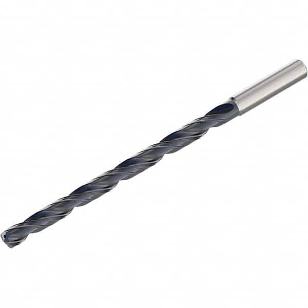 Seco - 4.5mm 140° 2-Flute Solid Carbide Extra Length Drill Bit - Benchmark Tooling