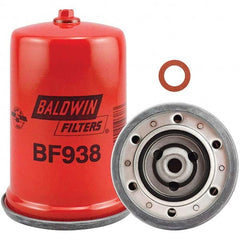 Baldwin Filters - 7/16 Thread 4-13/16" OAL x 3-7/16" OD Automotive Fuel Filter - Benchmark Tooling