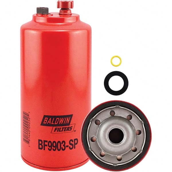 Baldwin Filters - 1 Thread 9-7/32" OAL x 4-1/4" OD Automotive Fuel/Water Separator Element - Benchmark Tooling