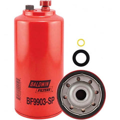 Baldwin Filters - 1 Thread 9-7/32" OAL x 4-1/4" OD Automotive Fuel/Water Separator Element - Benchmark Tooling