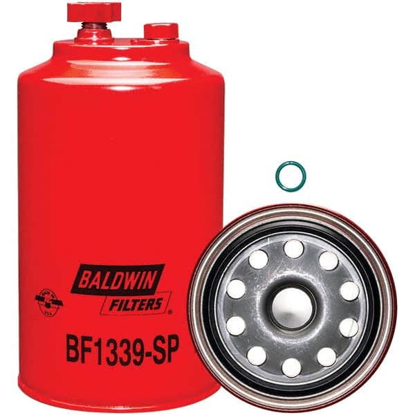 Baldwin Filters - 1 Thread 8-1/8" OAL x 4-9/32" OD Automotive Fuel/Water Separator Element - Benchmark Tooling
