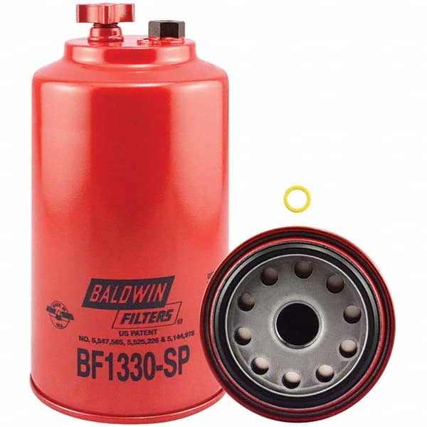 Baldwin Filters - 1 Thread 8-1/8" OAL x 4-9/32" OD Automotive Fuel/Water Separator Element - Benchmark Tooling