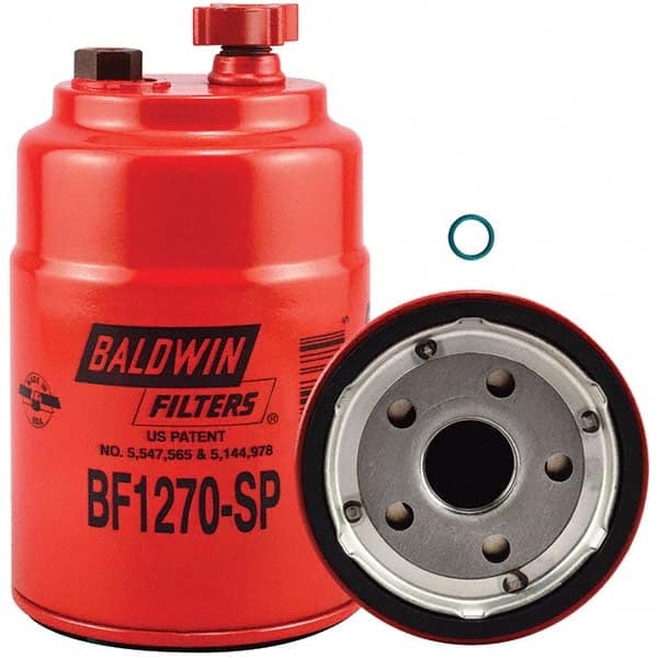 Baldwin Filters - 1 Thread 6-1/16" OAL x 3-11/16" OD Automotive Fuel/Water Separator Element - Benchmark Tooling
