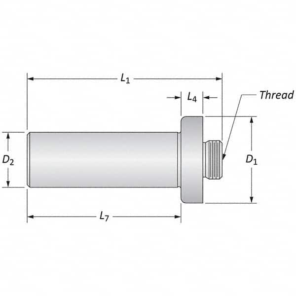 Allied Machine and Engineering - Boring Head Arbors, Shanks & Adapters Shank Type: Straight Shank Mount Type: Threaded Mount - Benchmark Tooling