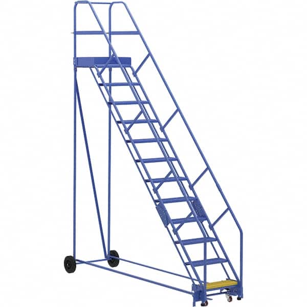 Vestil - 156" High 350 Lb Capacity 12 Step Ladder - Benchmark Tooling