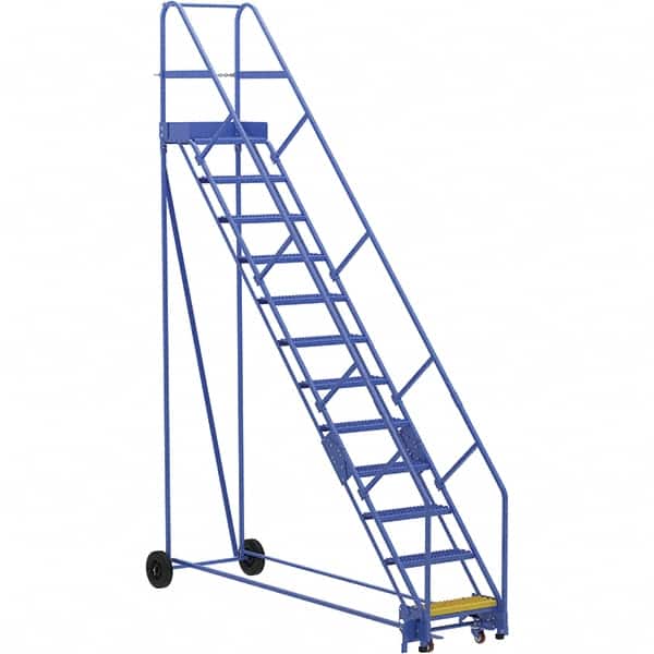 Vestil - 156" High 350 Lb Capacity 12 Step Ladder - Benchmark Tooling