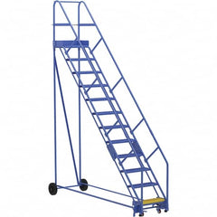 Vestil - 156" High 350 Lb Capacity 12 Step Ladder - Benchmark Tooling