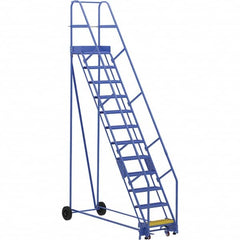 Vestil - 156" High 350 Lb Capacity 12 Step Ladder - Benchmark Tooling
